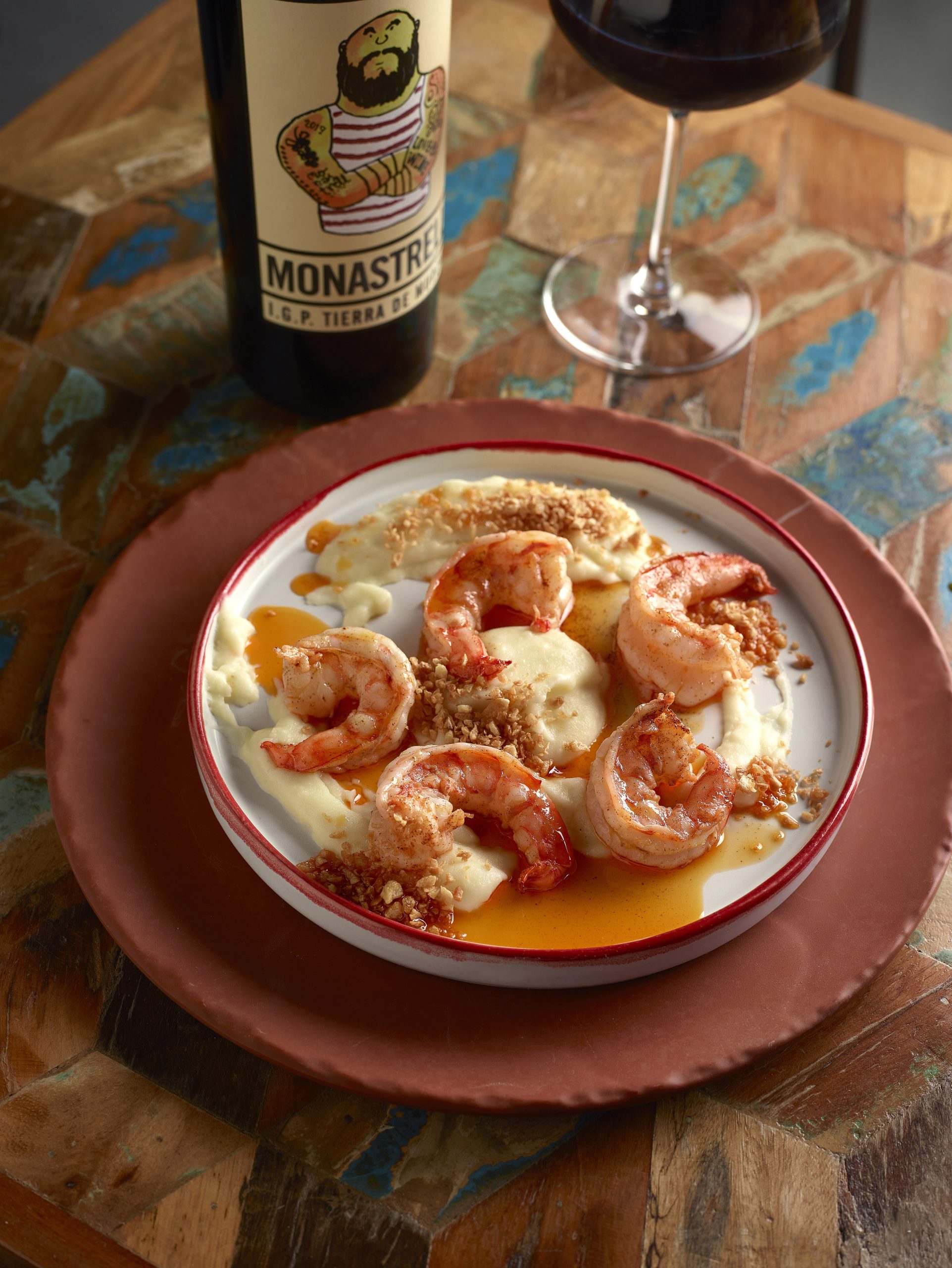 A La Carte Dish at TINTO - Gambas Al Ajillo